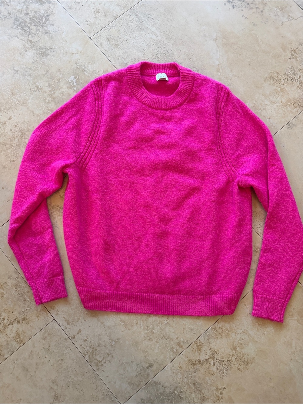 a new day Hot Pink Crewneck Sweater